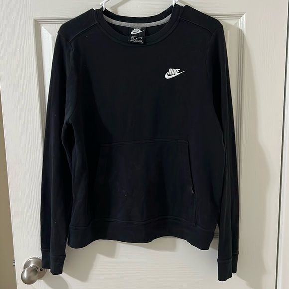 Nike Black Crew Neck Sweater - Picture 1 of 5